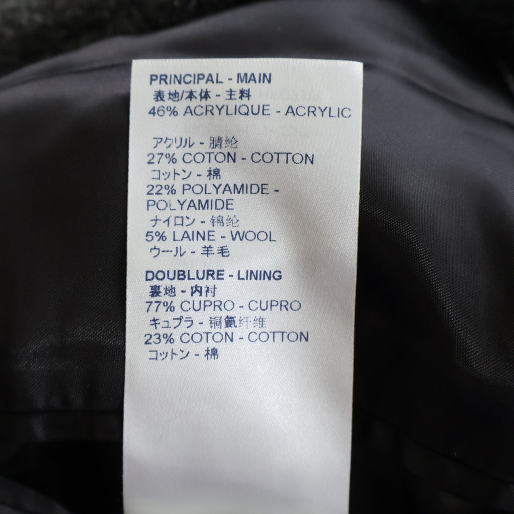 LOUIS VUITTON(ルイヴィトン) 18AW ヘリンボーン チェスターコート グレー RM182 HSP HFC71W