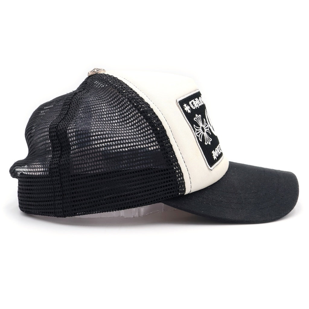 CHROME HEARTS(クロムハーツ) TRUCKER CAP トラッカー メッシュキャップ ホワイト/ブラック