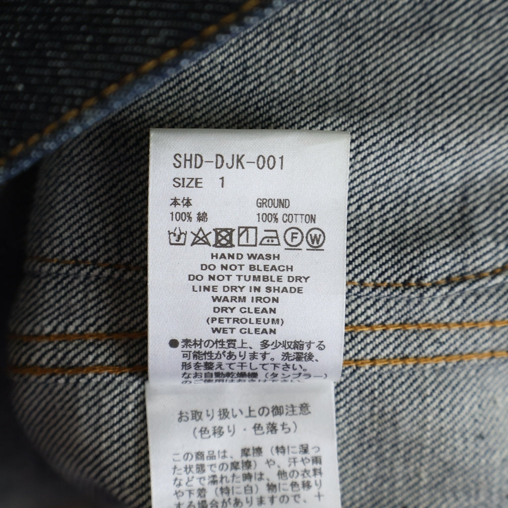 SUGARHILL(シュガーヒル) CLASSIC SELVEDGE DENIM JACKET クラシック セルビッチ デニムジャケット インディゴ