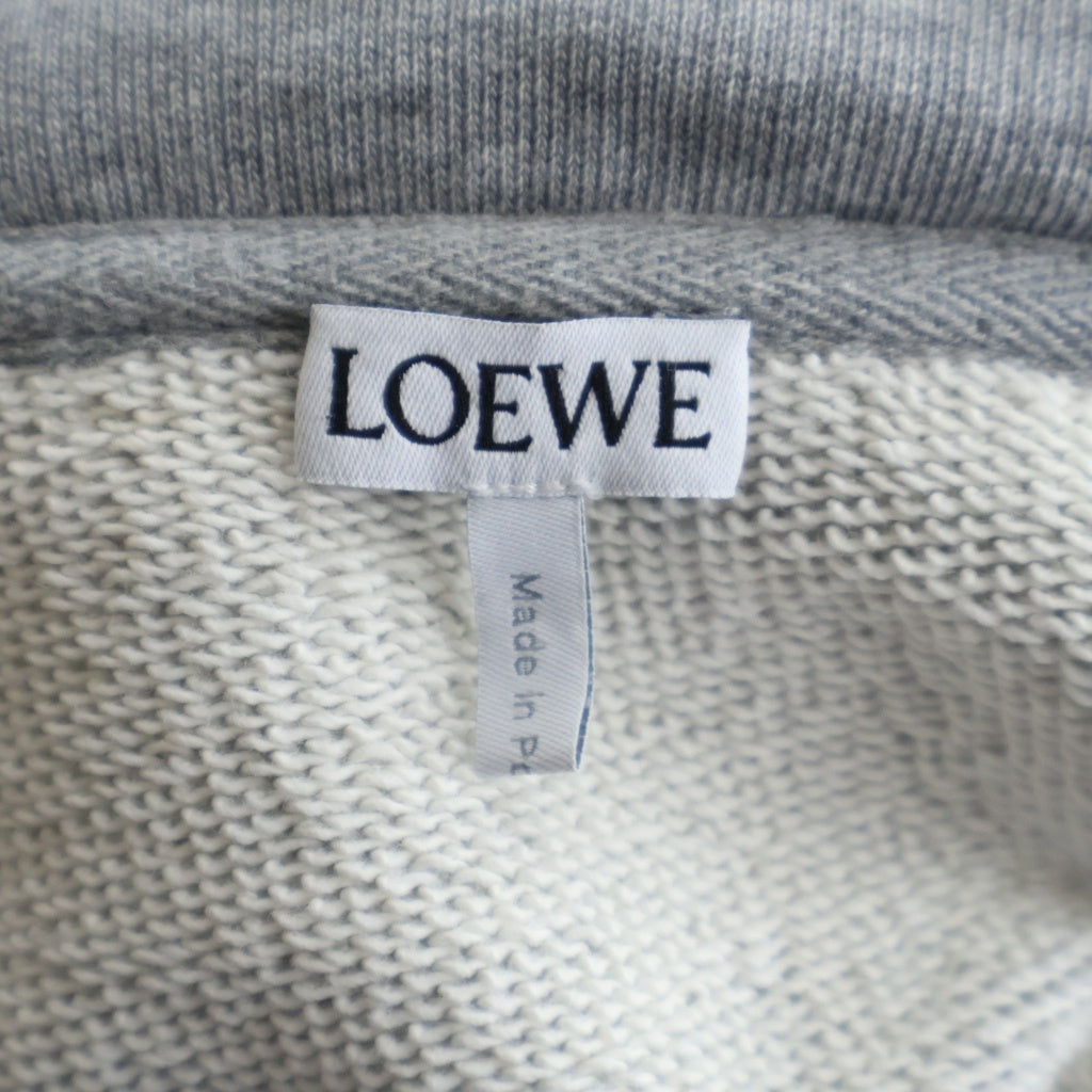 LOEWE(ロエベ) RELAXED FIT HOODIE H526Y25X53 アナグラム リラックスフィット プルオーバー パーカー スウェット グレー