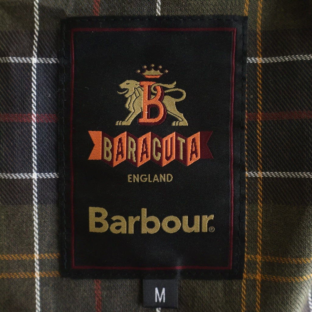 Barbour(バブアー) 25AW ×BARACUTA バラクータ Porton ワックス ダブルジップ ハリントンジャケット オリーブ 252MWX2237