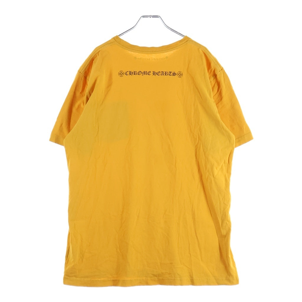 CHROME HEARTS(クロムハーツ) Vertical Logo Tee ヴァーティカルロゴ 半袖 Tシャツ イエロー
