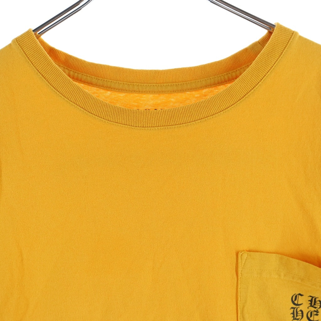 CHROME HEARTS(クロムハーツ) Vertical Logo Tee ヴァーティカルロゴ 半袖 Tシャツ イエロー