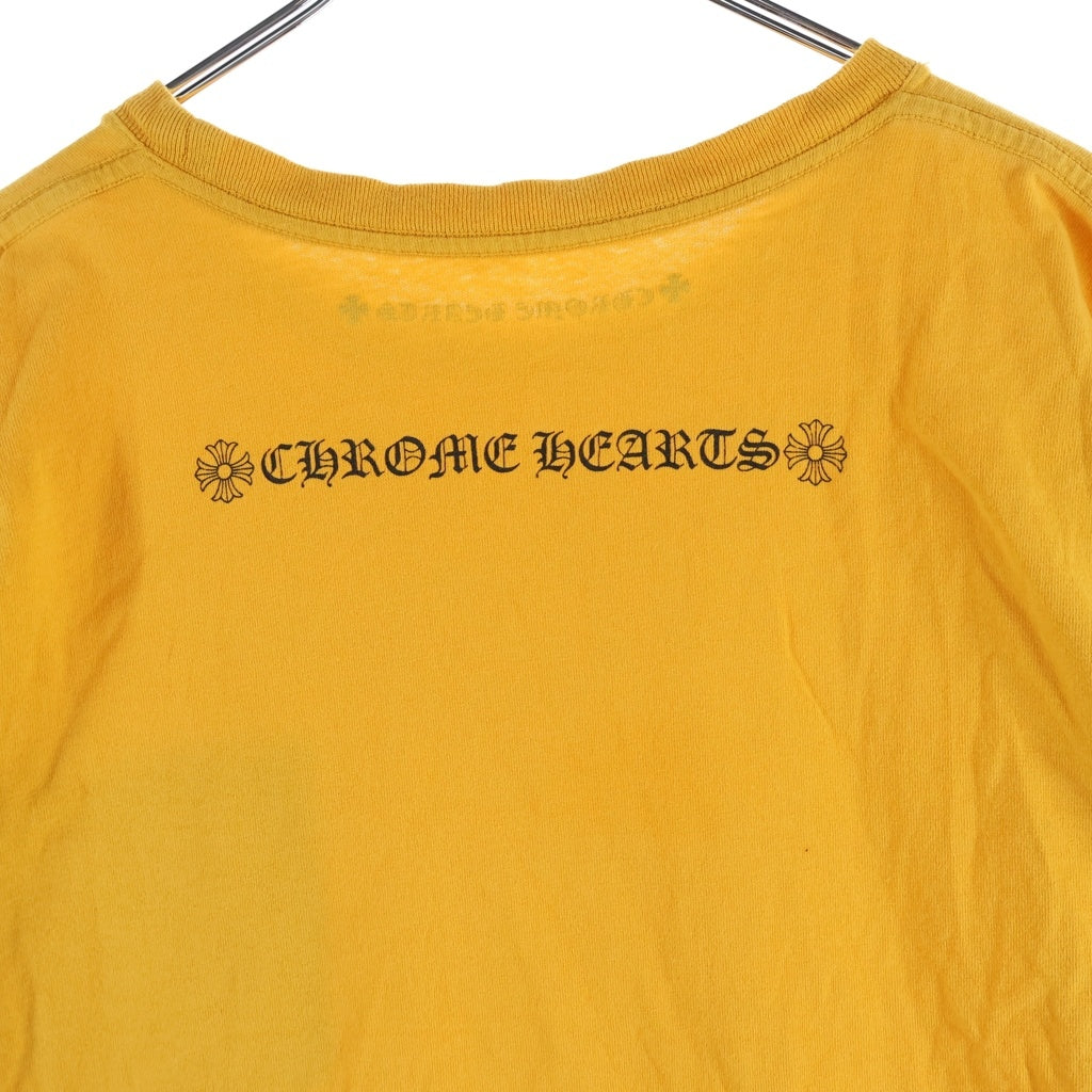 CHROME HEARTS(クロムハーツ) Vertical Logo Tee ヴァーティカルロゴ 半袖 Tシャツ イエロー