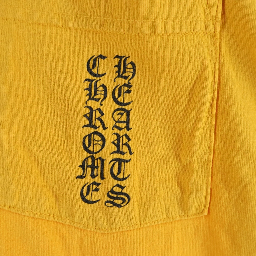 CHROME HEARTS(クロムハーツ) Vertical Logo Tee ヴァーティカルロゴ 半袖 Tシャツ イエロー