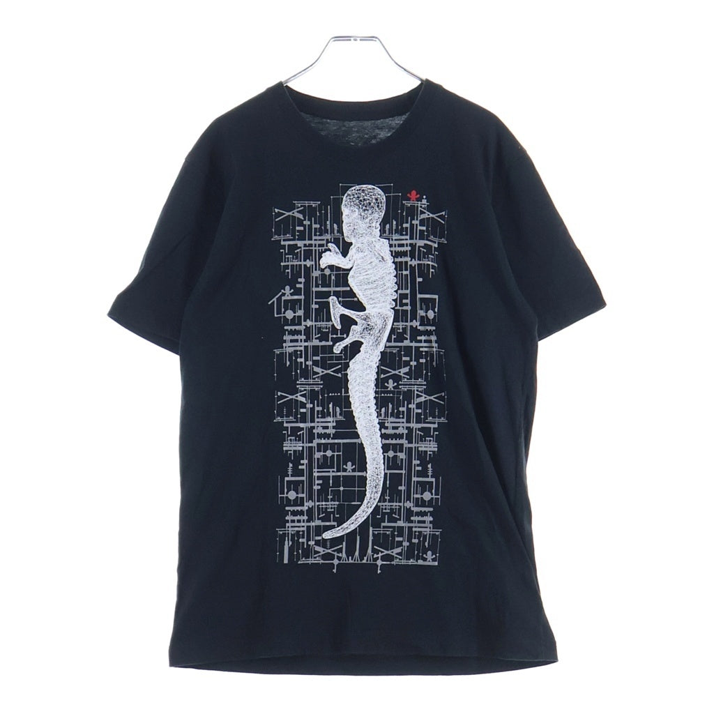 CHROME HEARTS(クロムハーツ) FOTI JARVIS フォティ ジャービス フロントプリント クルーネック半袖Tシャツ ショートスリーブカットソー ブラック