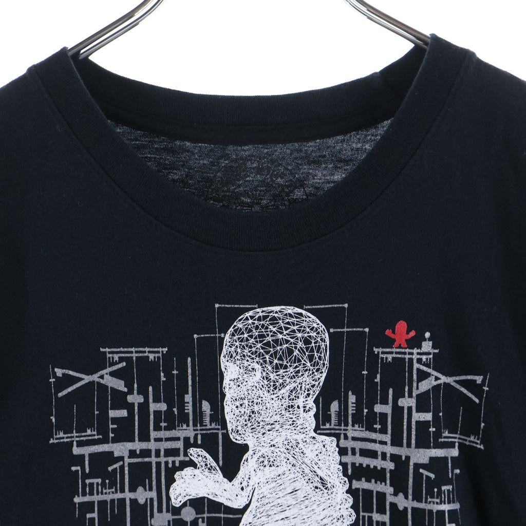 CHROME HEARTS(クロムハーツ) FOTI JARVIS フォティ ジャービス フロントプリント クルーネック半袖Tシャツ ショートスリーブカットソー ブラック