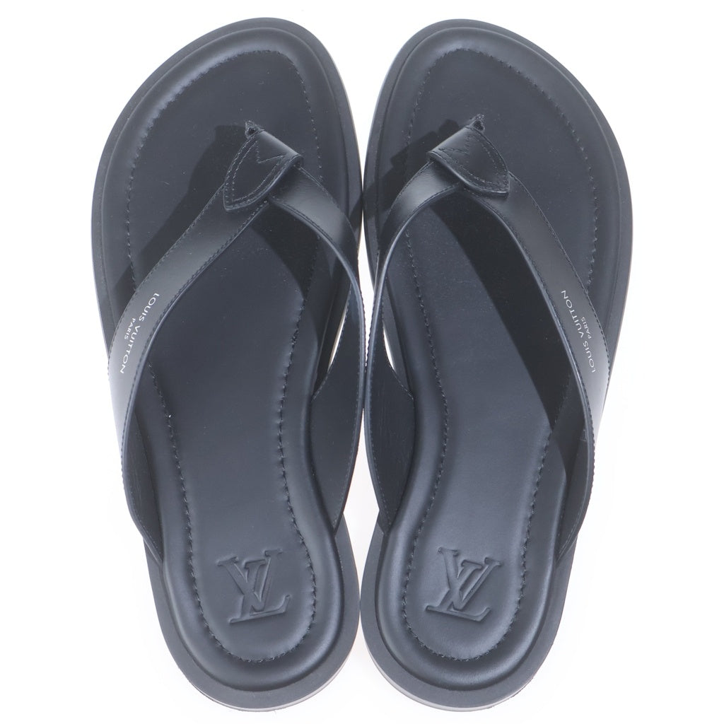 LOUIS VUITTON(ルイヴィトン) LV サンセット トング レザー サンダル 1AJRU0 ブラック