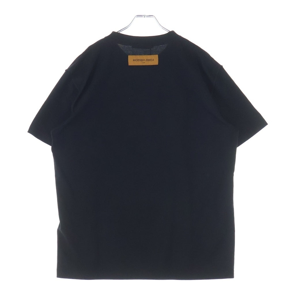 LOUIS VUITTON(ルイヴィトン) エンボス LVロゴ インサイドアウト クルーネック 半袖Tシャツ RM252MQ DT3 HNY55W ブラック