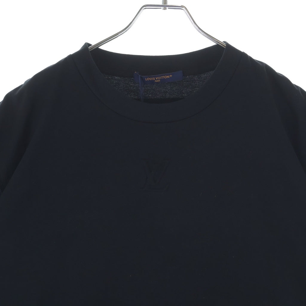 LOUIS VUITTON(ルイヴィトン) エンボス LVロゴ インサイドアウト クルーネック 半袖Tシャツ RM252MQ DT3 HNY55W ブラック