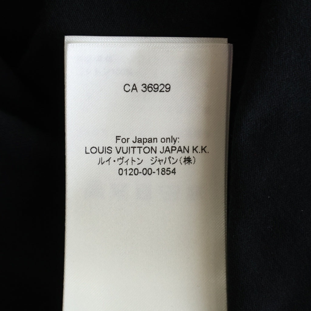 LOUIS VUITTON(ルイヴィトン) エンボス LVロゴ インサイドアウト クルーネック 半袖Tシャツ RM252MQ DT3 HNY55W ブラック