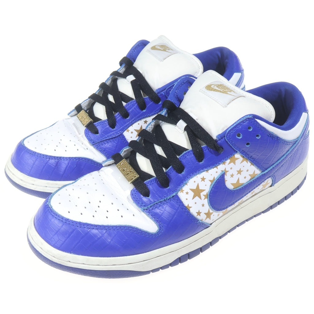NIKE(ナイキ) 21SS ×SUPREME DUNK LOW OG シュプリーム ダンク ローカットスニーカー ブルー DH3228-100 US10/28cm