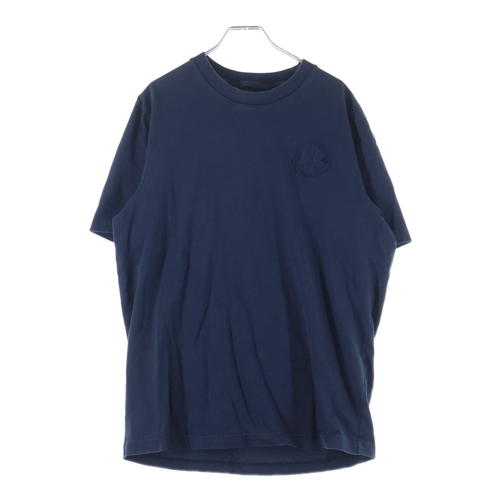 MONCLER(モンクレール) 26SS SS T-SHIRT フロントロゴ クルーネック 半袖Tシャツ ネイビー L10918C00044 89AUG