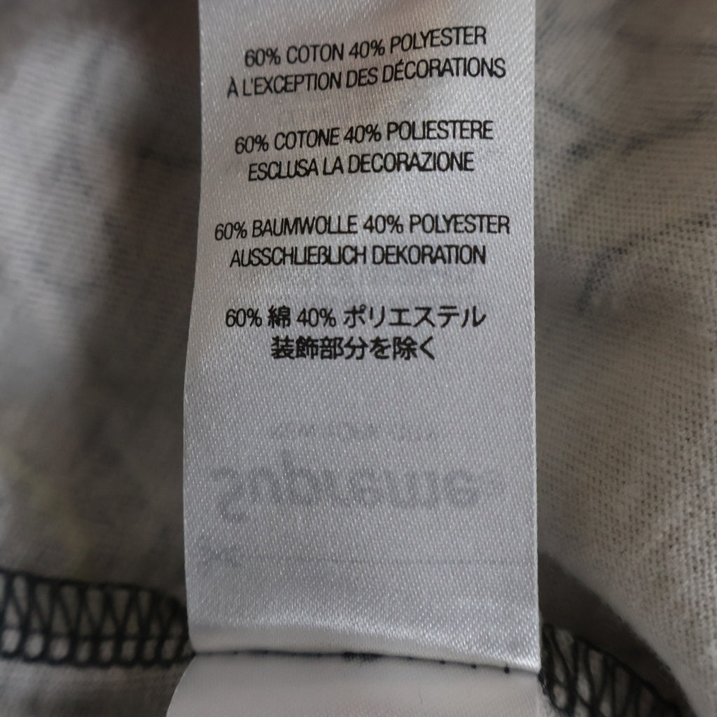 SUPREME(シュプリーム) 24AW ×MARTINE ROSE マーティンローズ S/S TOP ショートスリーブカットソー 総柄 クルーネック半袖Tシャツ ブラック/マルチカラー