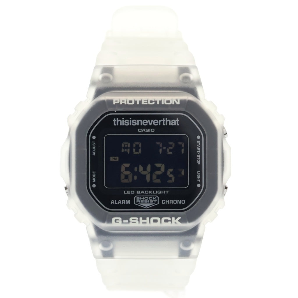 CASIO G-SHOCK(カシオ ジーショック) ×thisisneverthat ディスイズネバーザット クリア ウォッチ 腕時計