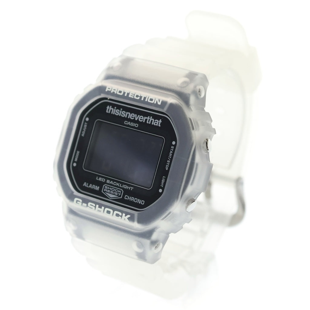 CASIO G-SHOCK(カシオ ジーショック) ×thisisneverthat ディスイズネバーザット クリア ウォッチ 腕時計