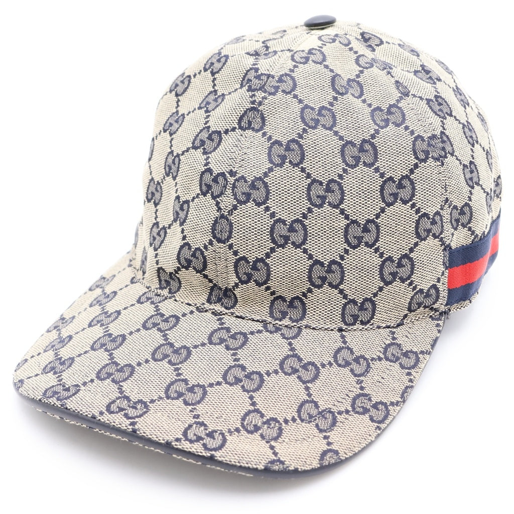 GUCCI(グッチ) GGキャンバス ベースボール キャップ ベージュ 200035 KQWGG