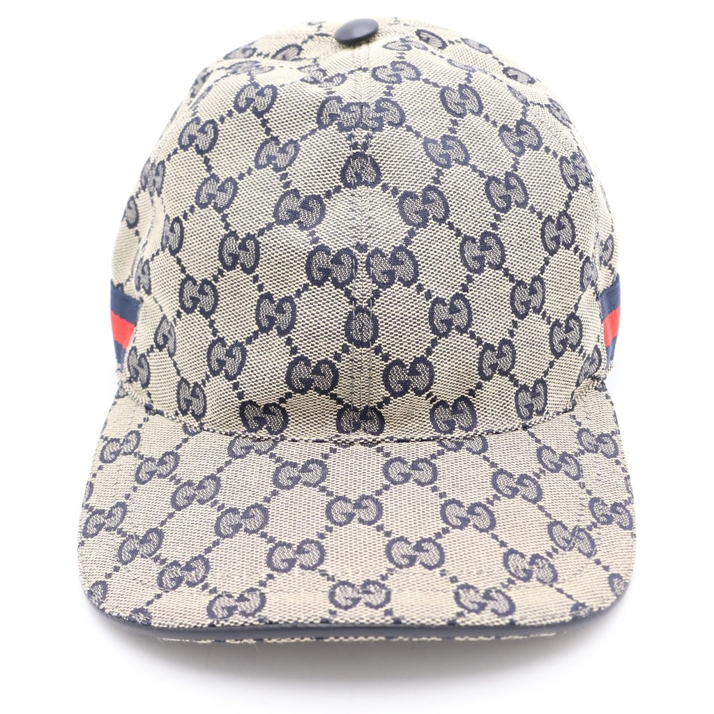 GUCCI(グッチ) GGキャンバス ベースボール キャップ ベージュ 200035 KQWGG