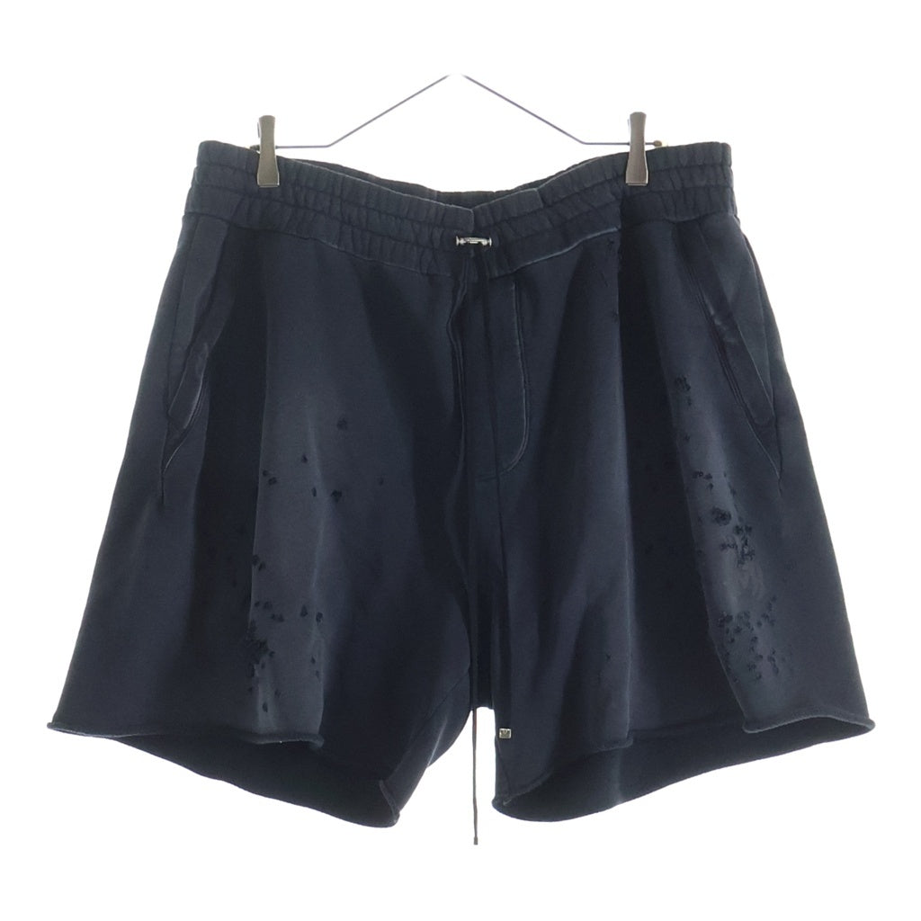 AMIRI(アミリ) Shotgun Sweatshortpant ショットガン スウェット ショートパンツ ダメージ加工 アッシュグレー