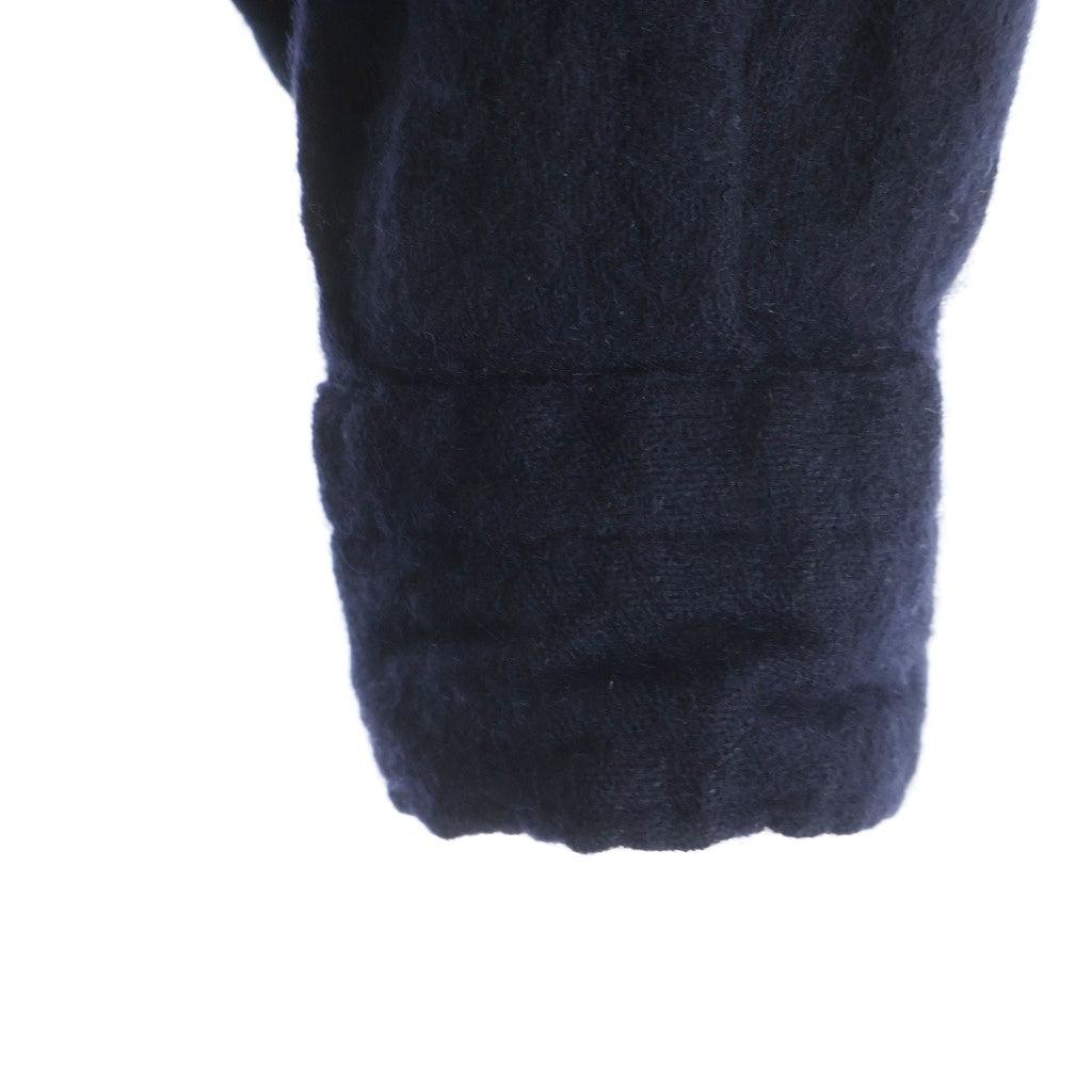 COMOLI(コモリ) 21AW カシミヤ 和紙 ワークシャツ ネイビー U03-02003