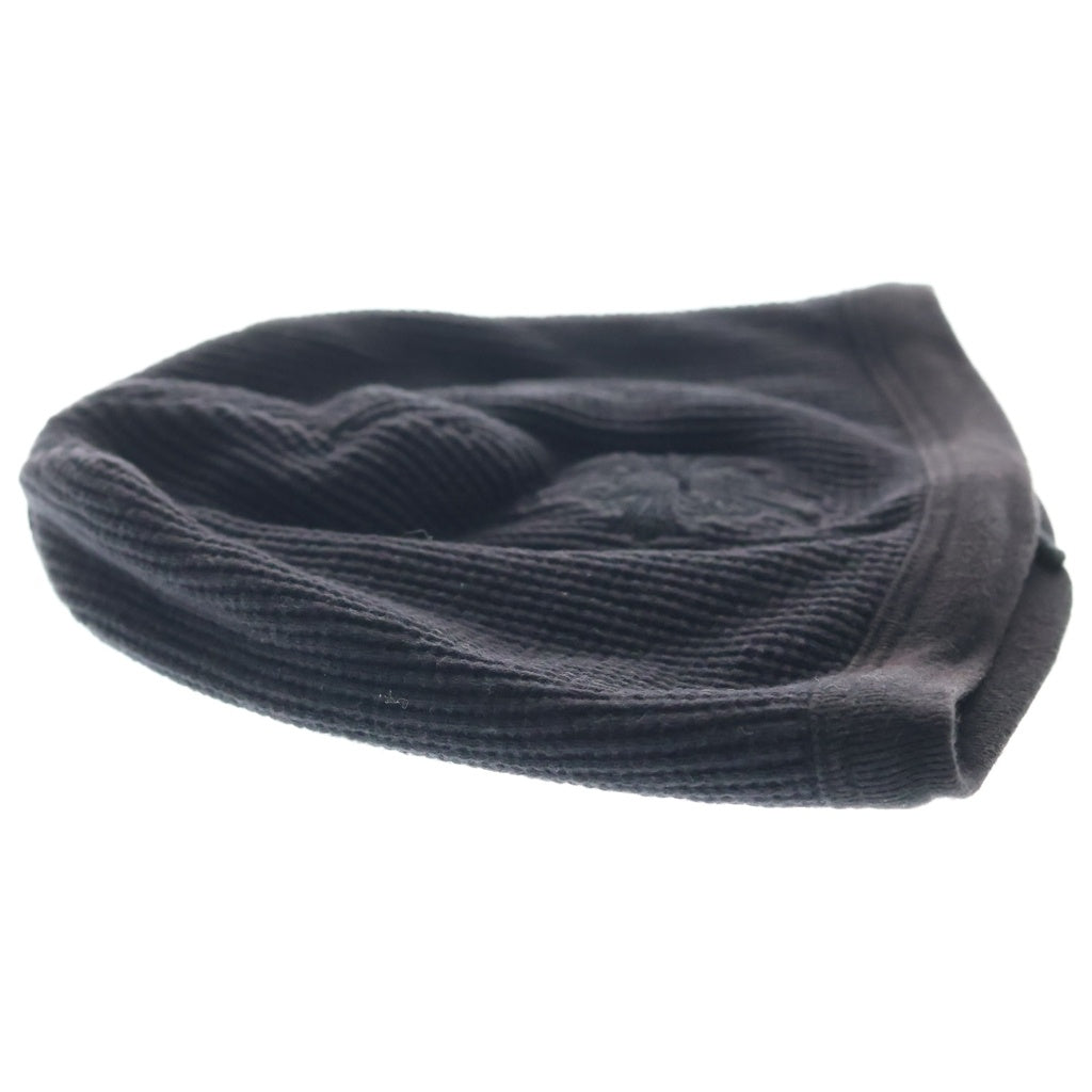 CHROME HEARTS(クロムハーツ) OLD THERMAL BEANIE オールド クロス刺繍 サーマル ビーニー ニット帽 ブラック