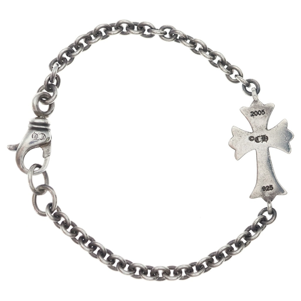 CHROME HEARTS(クロムハーツ) CHN TNY CH CRS タイニーCHクロスチェーン シルバーブレスレット