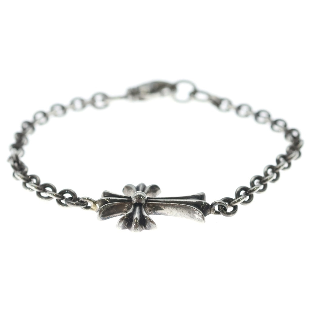 CHROME HEARTS(クロムハーツ) CHN TNY CH CRS タイニーCHクロスチェーン シルバーブレスレット