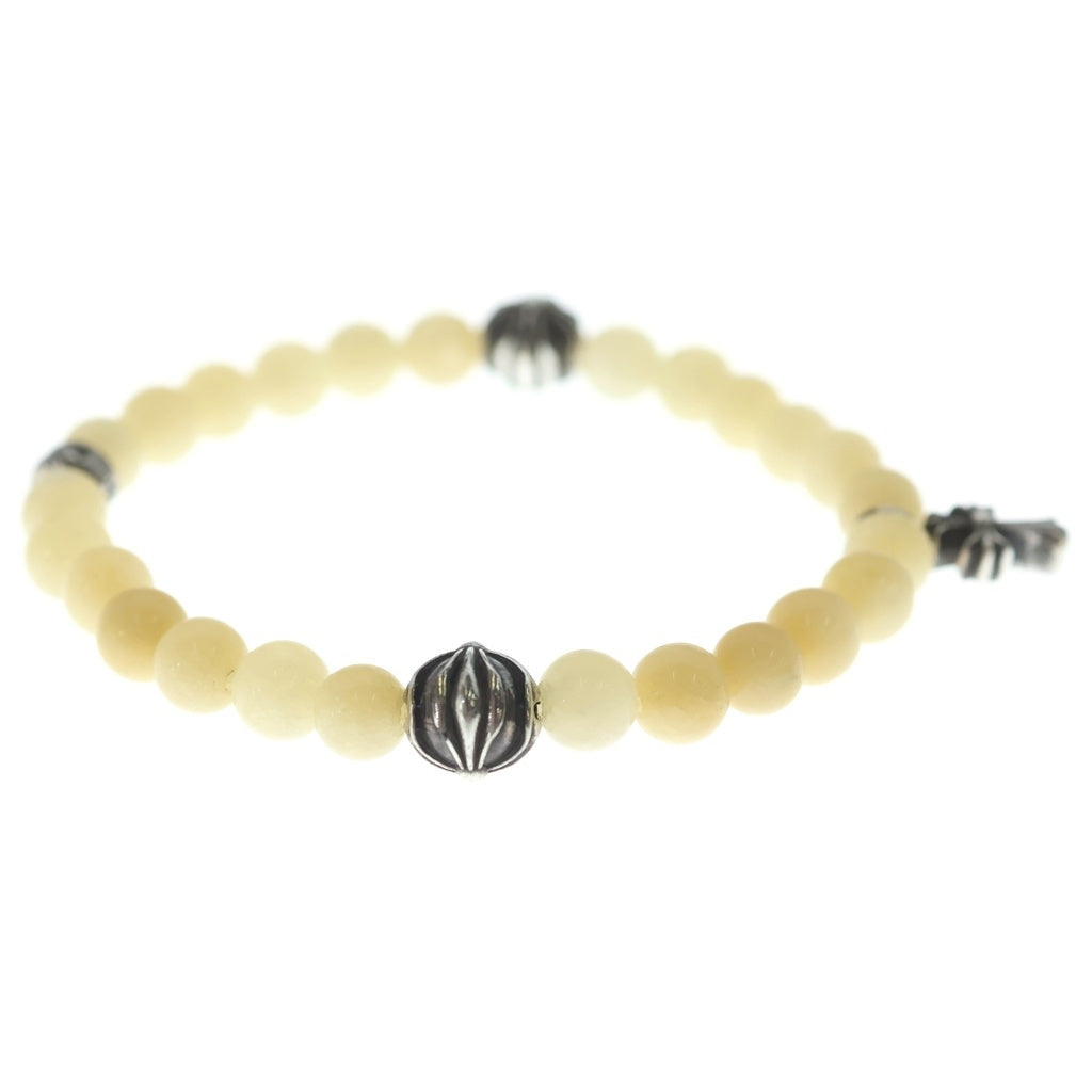 CHROME HEARTS(クロムハーツ) 6mm BEAD 6mm ビーズブレス ブレスレット ホワイト