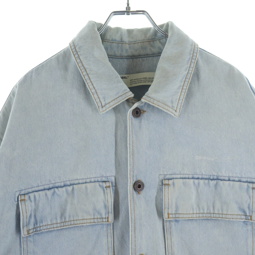 OFF-WHITE(オフホワイト) 20SS Oversized Denim Jacket オーバーサイズ デニムジャケット インディゴ OMYD017R20386018