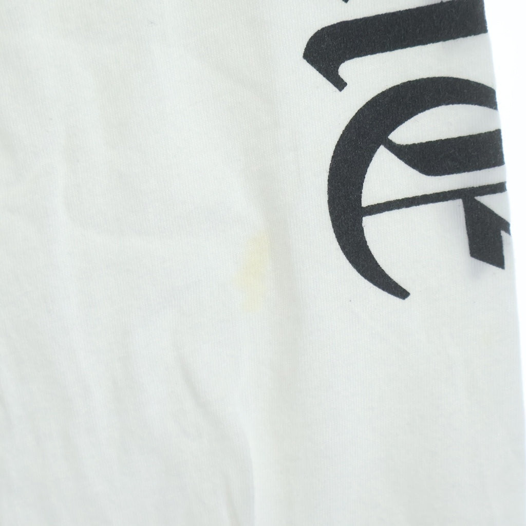 CHROME HEARTS(クロムハーツ) Cemetery Cross Tire Track L/S Tee セメタリークロスタイヤトラック 長袖 クルーネック カットソー ホワイト