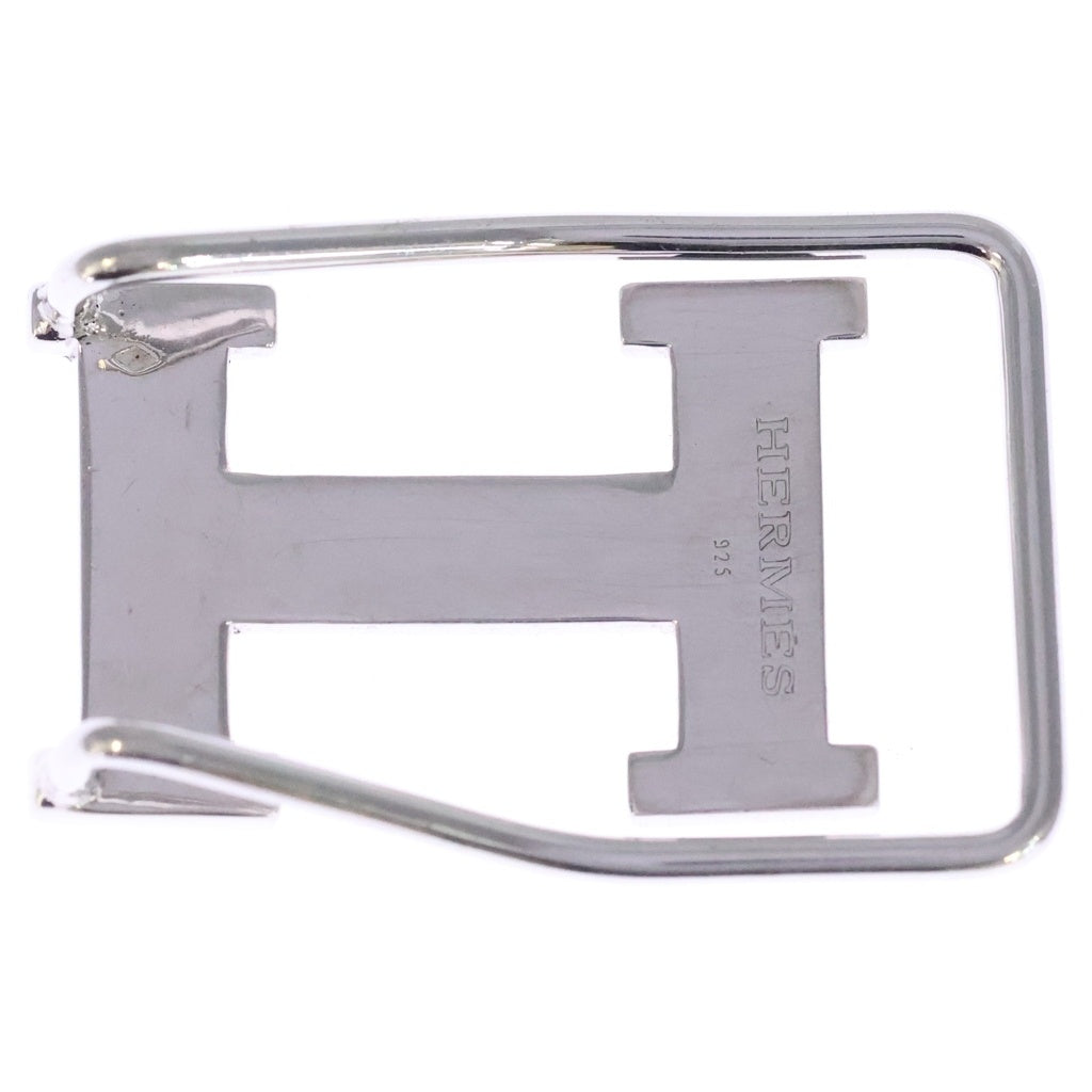 HERMES(エルメス) Hロゴ マネークリップ シルバー