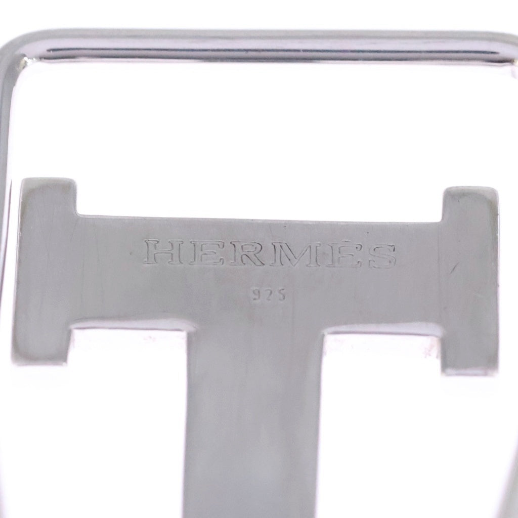 HERMES(エルメス) Hロゴ マネークリップ シルバー