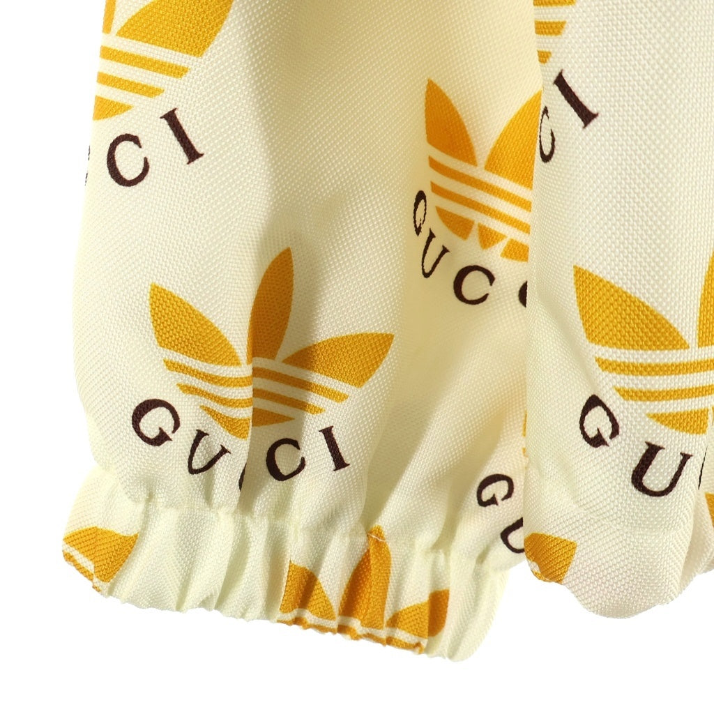 GUCCI(グッチ) 22SS ×ADIDAS トレフォイルプリント ハーフジップ アノラック イエロー 696651 Z8A2I