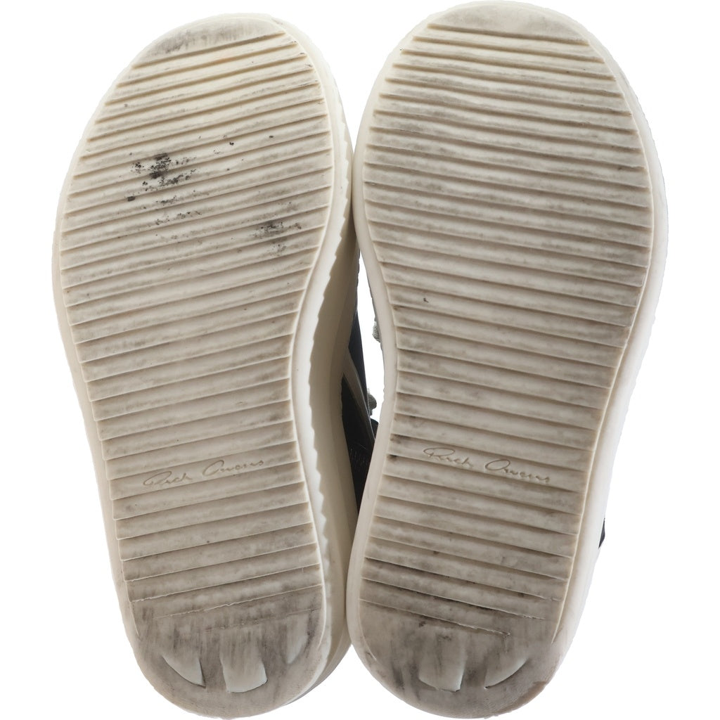 Rick Owens(リックオウエンス) Mega Bumper Geobasket Sneaker メガバンパー ジオバスケットレザーハイカットスニーカー シューズ ブラック/ホワイト