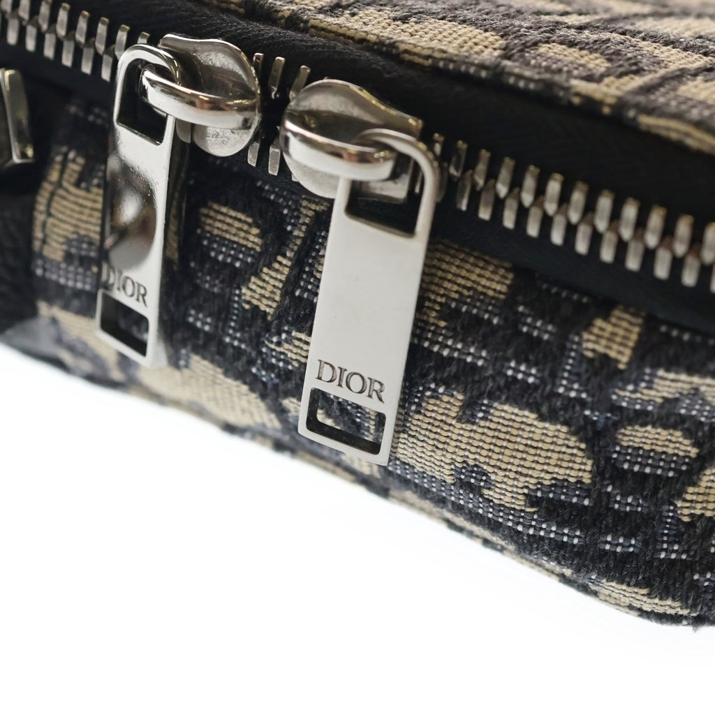 DIOR(ディオール) オブリーク ジャガード キャンバス ショルダーバッグ ベージュ 119YSEHOSE レディース