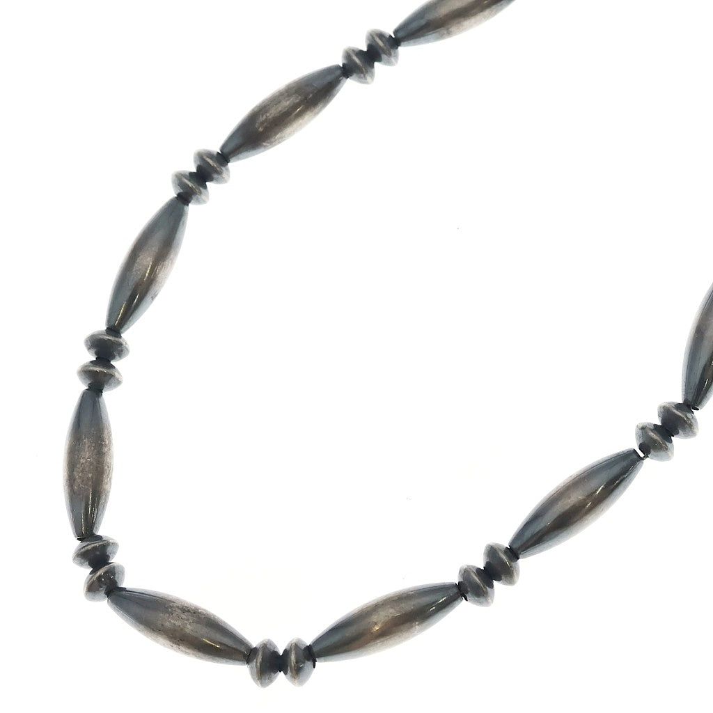 INDIAN JEWELRY(インディアンジュエリー) ナバホ族 パール ビーズ ネックレス シルバー