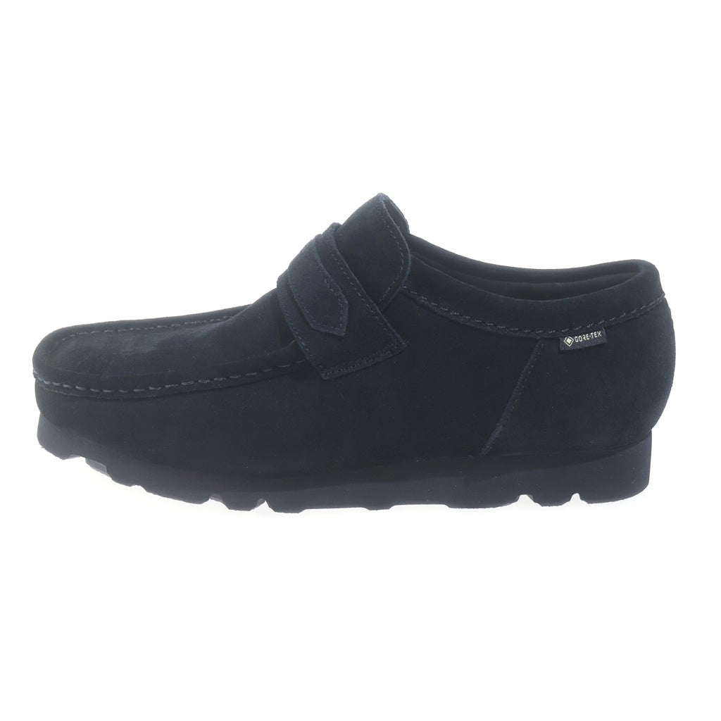 Clarks(クラークス) WallaLoafer GTX ワラローファー ゴアテックス スエード シューズ ブラック 62001408