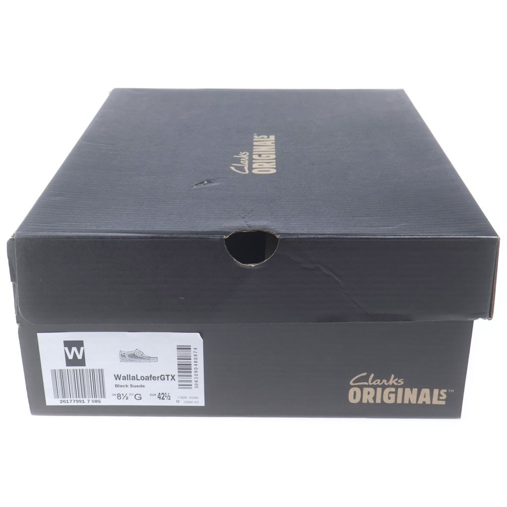 Clarks(クラークス) WallaLoafer GTX ワラローファー ゴアテックス スエード シューズ ブラック 62001408
