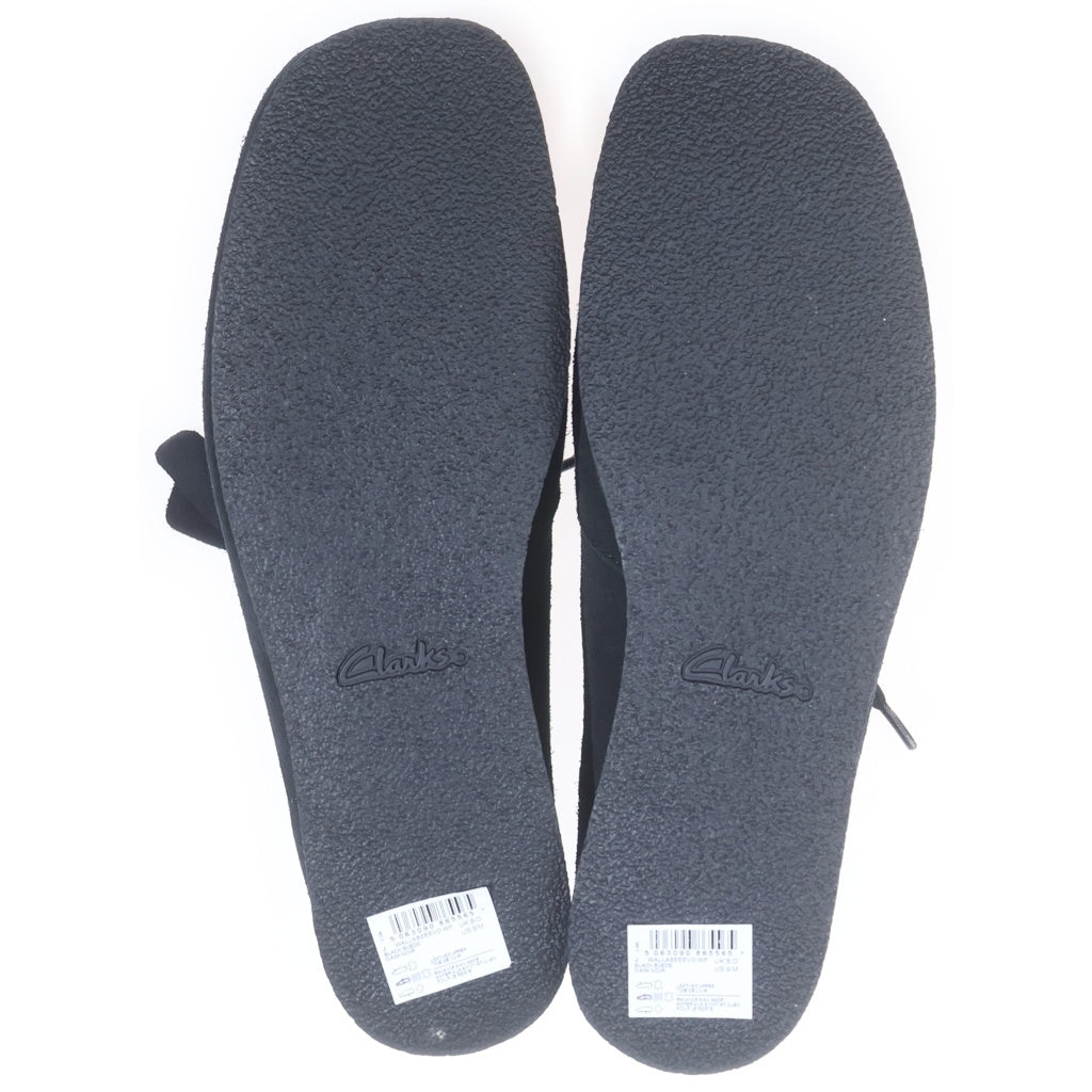Clarks(クラークス) Wallabee EVO WP ワラビー エヴォ ウォータープルーフ スエード ローカットシューズ ブラック 62003199