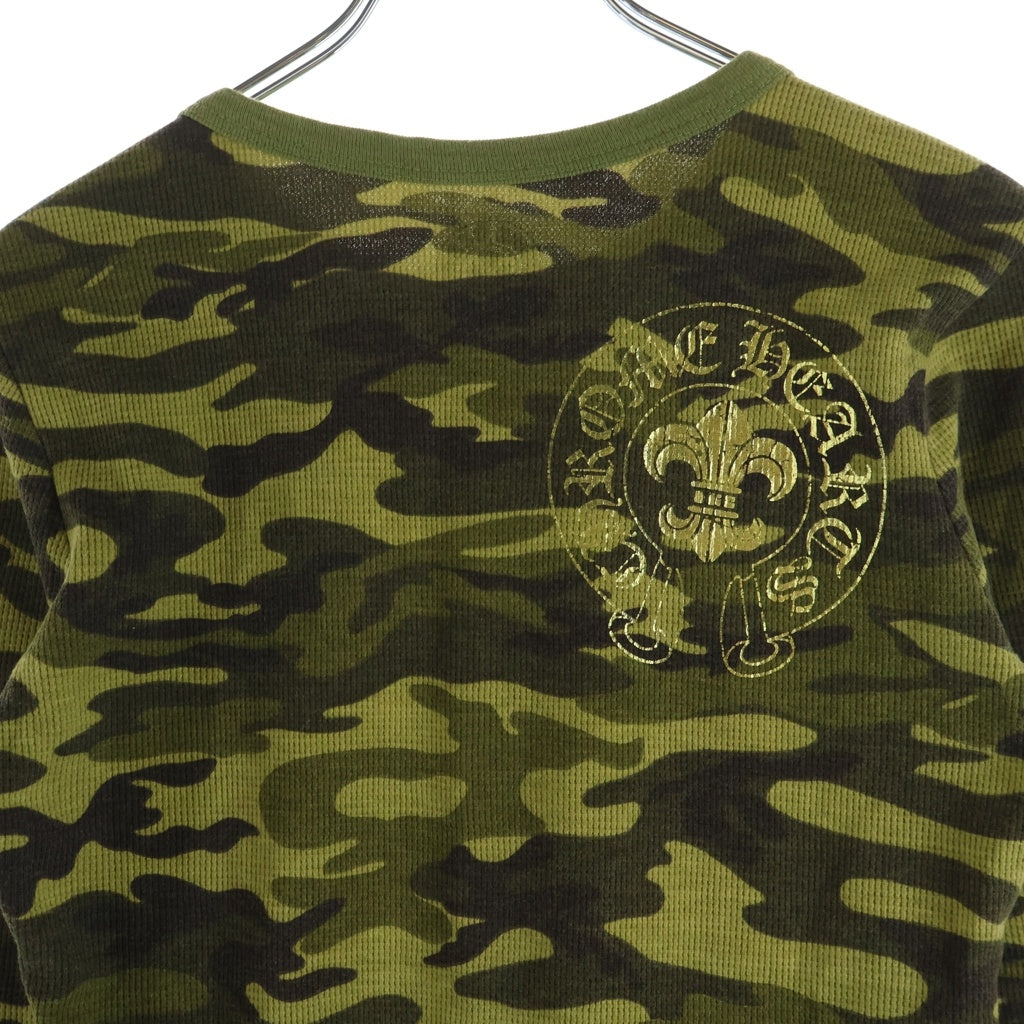 CHROME HEARTS(クロムハーツ) OLD VINE DAGGER THERMAL L/S オールド ヴァインダガー サーマル 長袖 クルーネック カットソー カモフラ マルチカラー