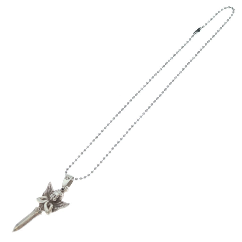 GOTHIC YOHJI YAMAMOTO(ゴシック ヨウジヤマモト) ANGEL DAGGER PENDANT TOP エンジェルダガー ペンダント SV950 シルバー ‐