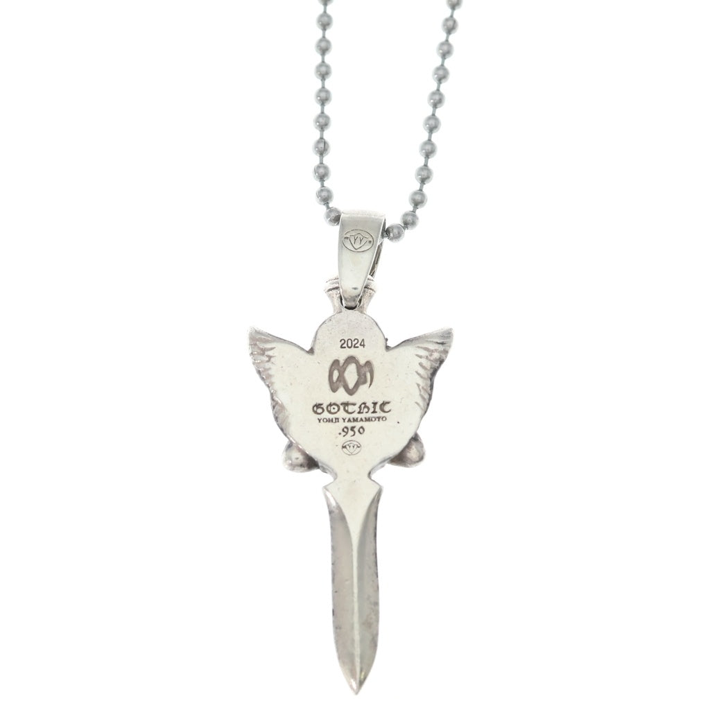 GOTHIC YOHJI YAMAMOTO(ゴシック ヨウジヤマモト) ANGEL DAGGER PENDANT TOP エンジェルダガー ペンダント SV950 シルバー ‐