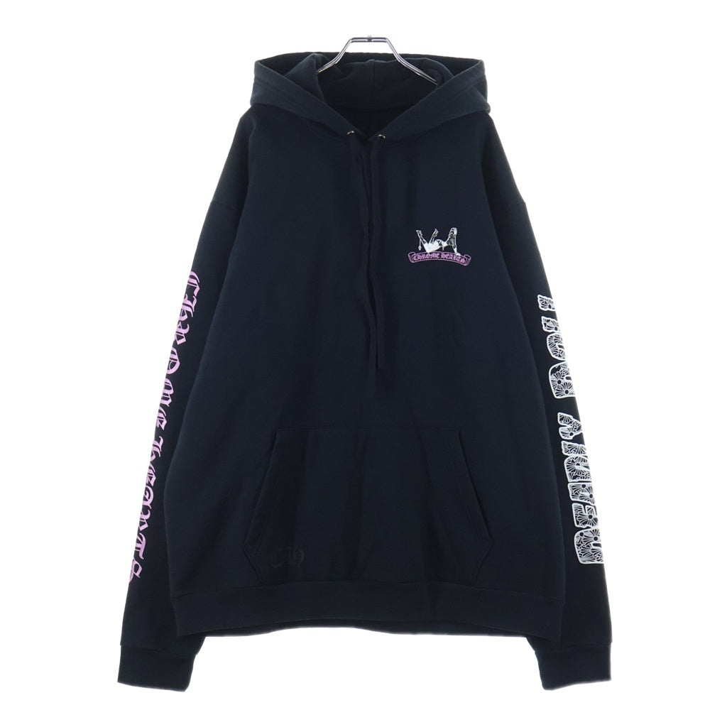 CHROME HEARTS(クロムハーツ) 26SS DEADLY DOLL SWTSHRT PLVR LTD ONLINE オンライン限定 デッドリードール プルオーバースウェットパーカー フーディー ブラック