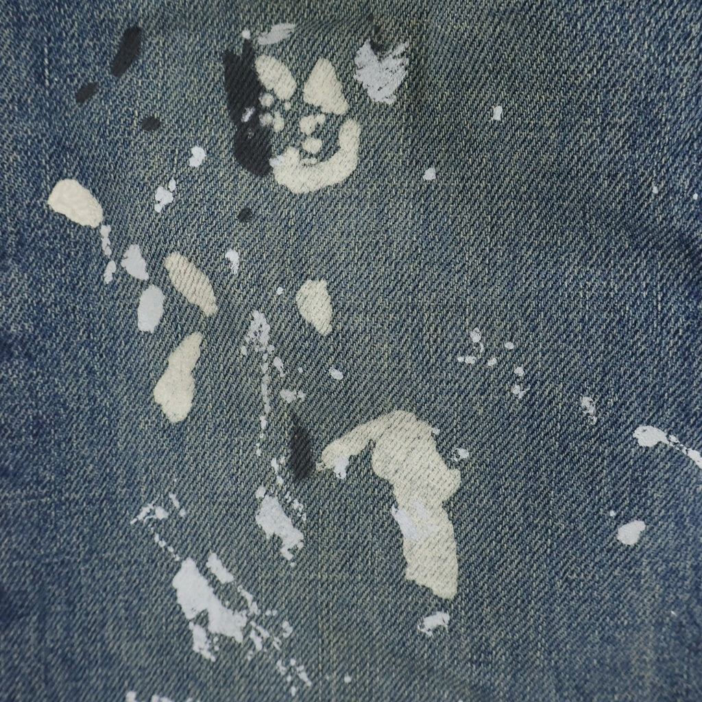 HELMUT LANG(ヘルムートラング) 1999 本人期 Painted Denim Pants ペイントデニムパンツ ストレートデニム インディゴ