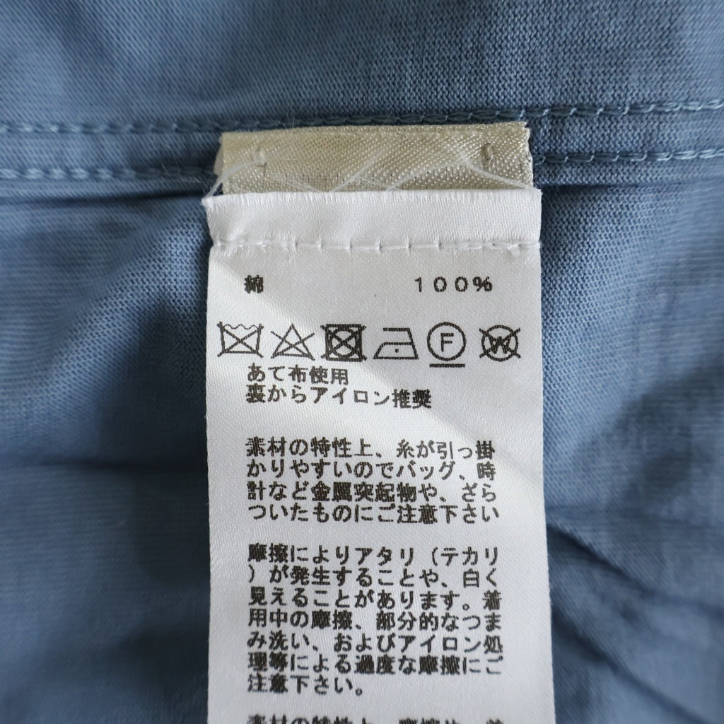 HERMES(エルメス) アームレイヤード 半袖 クルーネック Tシャツ ブルー