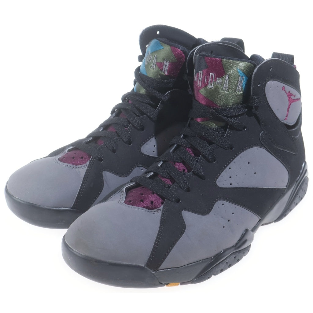 NIKE(ナイキ) Air JORDAN 7 RETRO Bordeaux ハイカットスニーカー グレー US8.5/26.5cm