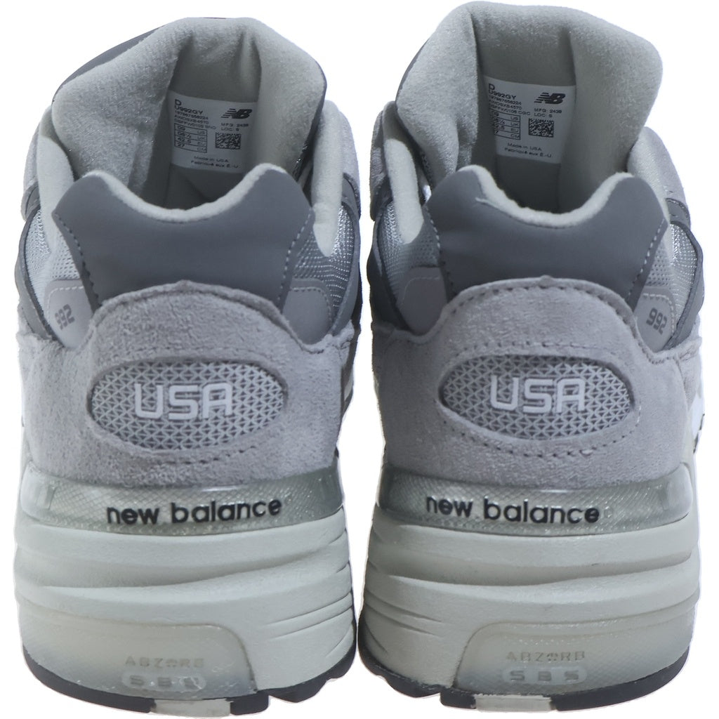 New Balance(ニューバランス) Made in USA 992 Core ローカットスニーカー グレー US9/27cm U992GY
