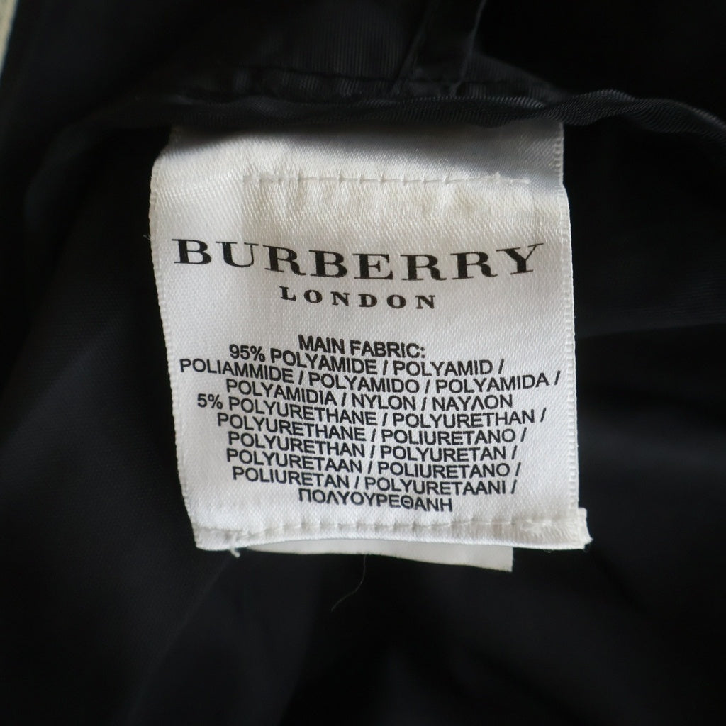 BURBERRY LONDON(バーバリーロンドン) ナイロン ギャバジン コート ブラック