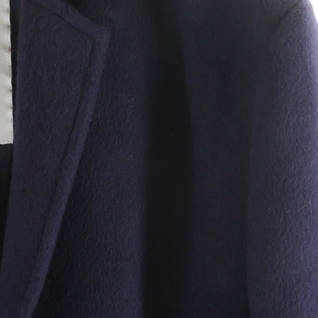 OVERCOAT(オーバーコート) ウール ダブルフェイス チェスターコート ネイビー