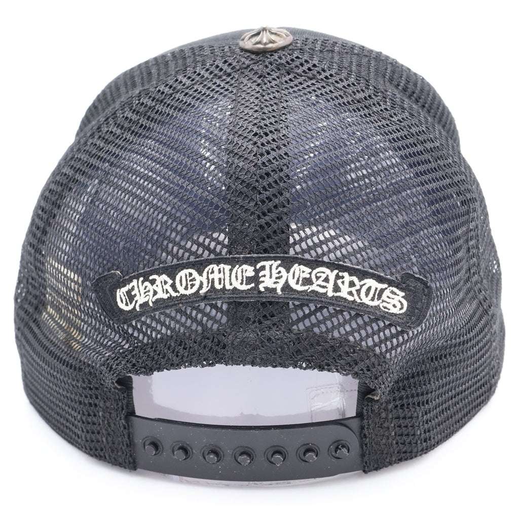 CHROME HEARTS(クロムハーツ) ×MATTY BOY CHOMPER TRUCKER CAP マッティボーイ チョンパー ロゴ刺繍 メッシュ トラッカーキャップ 帽子 ブラック